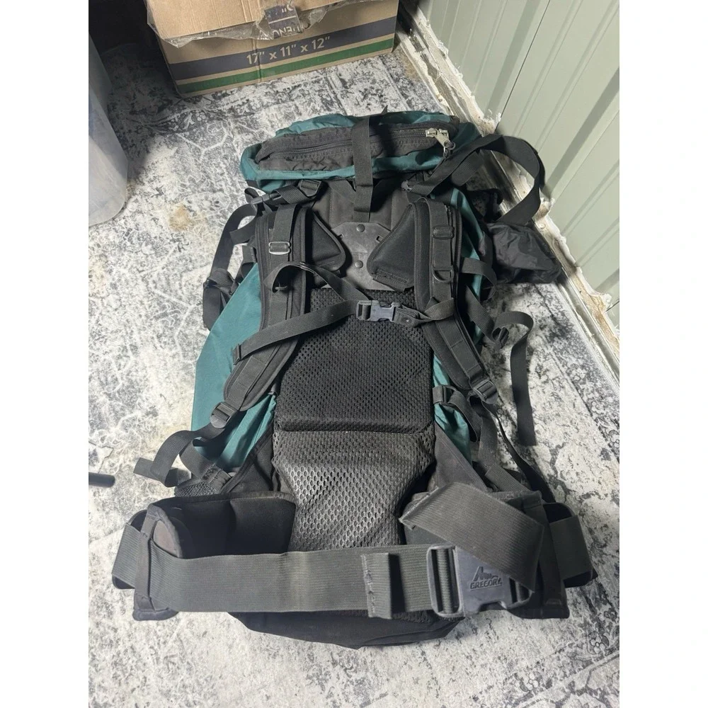 Vintage Gregory Hiking Backpack Internal Frame Green M